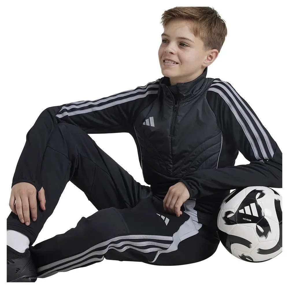 Детские спортивные штаны с утеплением Tiro 24 Winterized Adidas, Black — фото 4