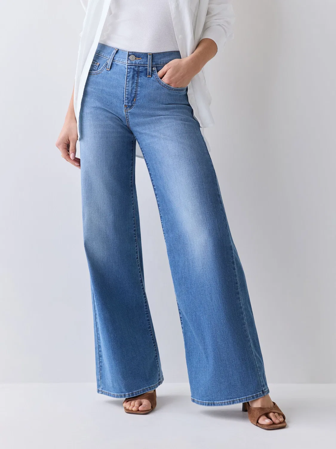 Джинсы с высокой талией, shaping, 318 Levi's, Cool Satisfaction Blue — фото 2