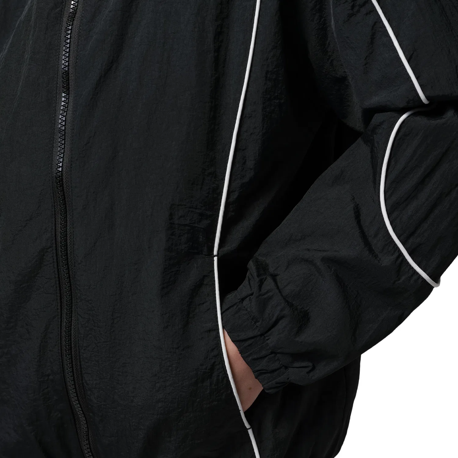 Детская куртка Colorblocked Wind Jacket 'Black' Jordan, черный — фото 3