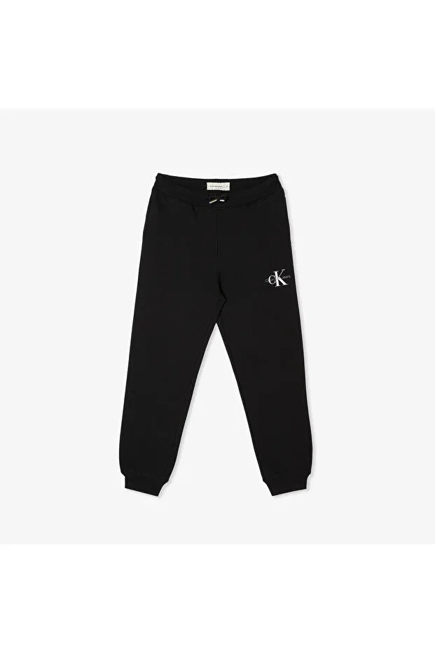 Детские брюки для девочек с принтом Calvin Klein, Beh-Black — фото 2