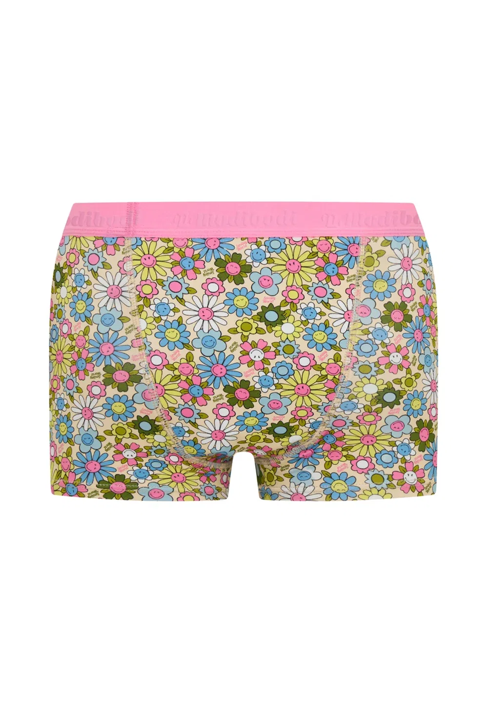 Трусики для критических дней Teen smileyworld super flow period panty - hipsters Modibodi, Bubbly Blossom Pink — фото 2