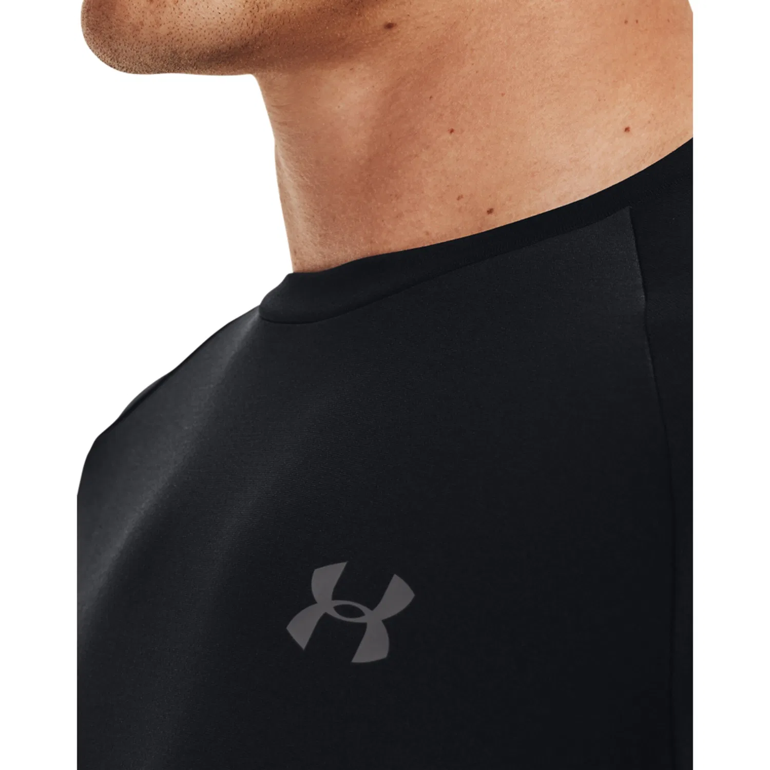 Детская тренировочная футболка с коротким рукавом Under Armour, Black — фото 4