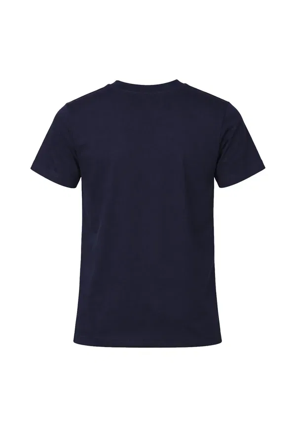 Футболка хлопковая Basic t-shirt Roy Rogers, dark blue, темно-синий — фото 2