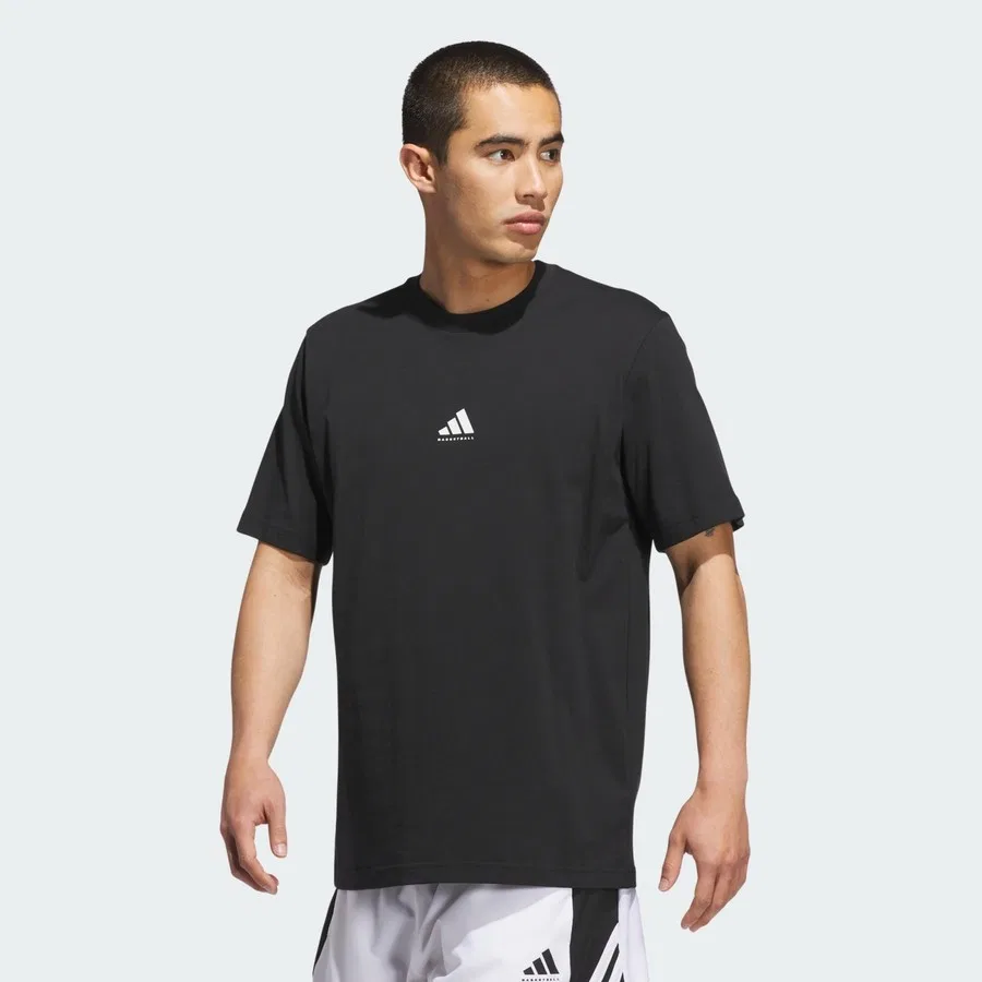 Футболка с графическим принтом Performance JX0083 adidas, Черно-белый