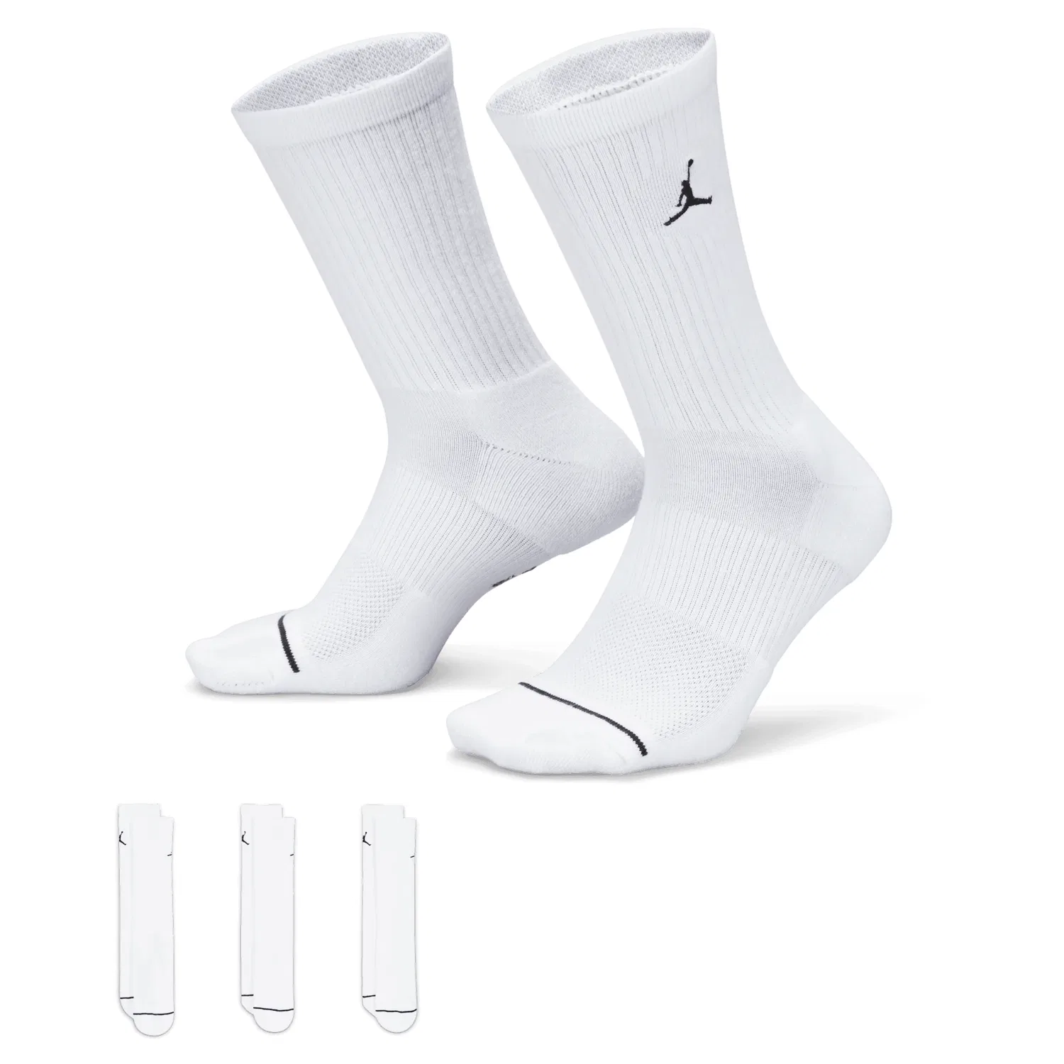Мужские носки с технологией Dri-FIT Nike, White/Black