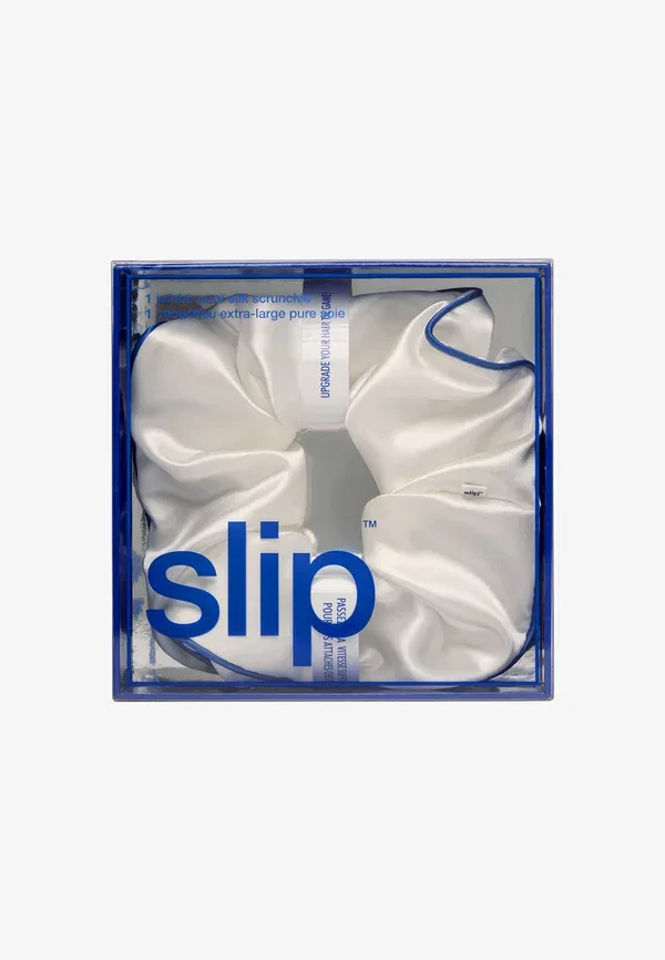 Резинка для волос атласная, Pure Silk Jumbo Scrunchie Slip, Courtside — фото 3
