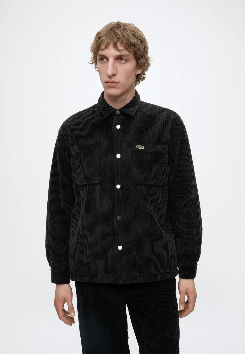 Вельветовая рубашка - рубашка Lacoste, Black