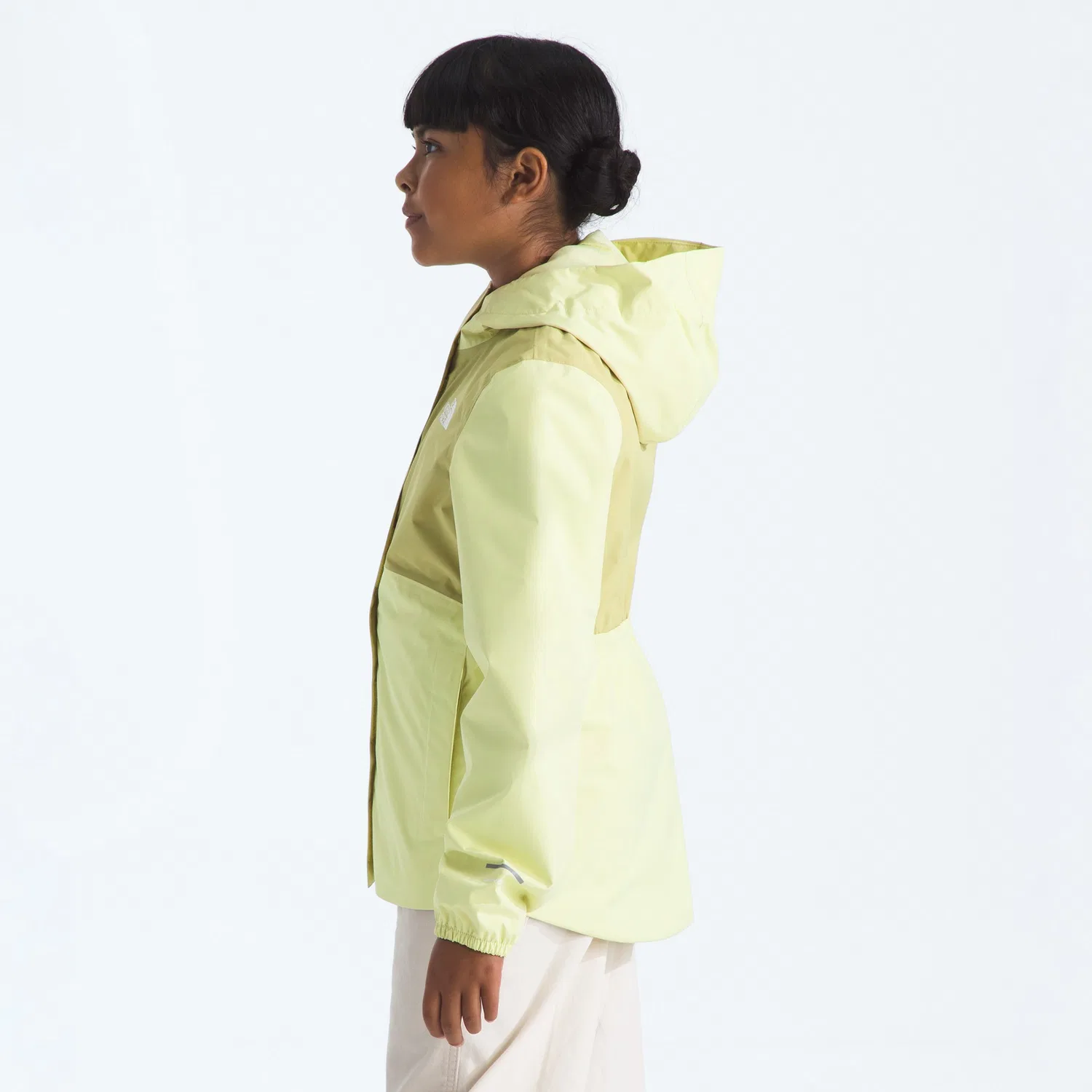 Куртка дождевая детская с капюшоном The North Face Antora, Lemon Mist/Pear — фото 4