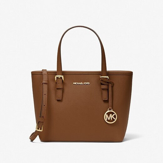 

Сумка Michael Michael Kors Travel Extra-Small Saffiano Leather Top-Zip, коричневый