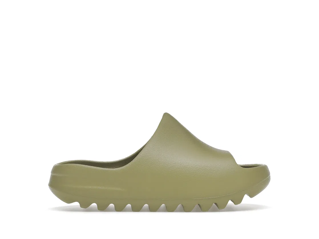 Детские шлепанцы с ребристой подошвой Adidas Yeezy Slide, Resin Resin Resin