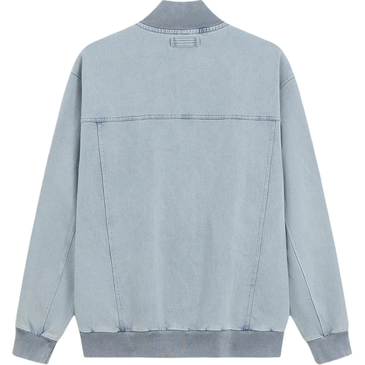 Мужская джинсовая куртка со стойкой Light Washed GAP — фото 3