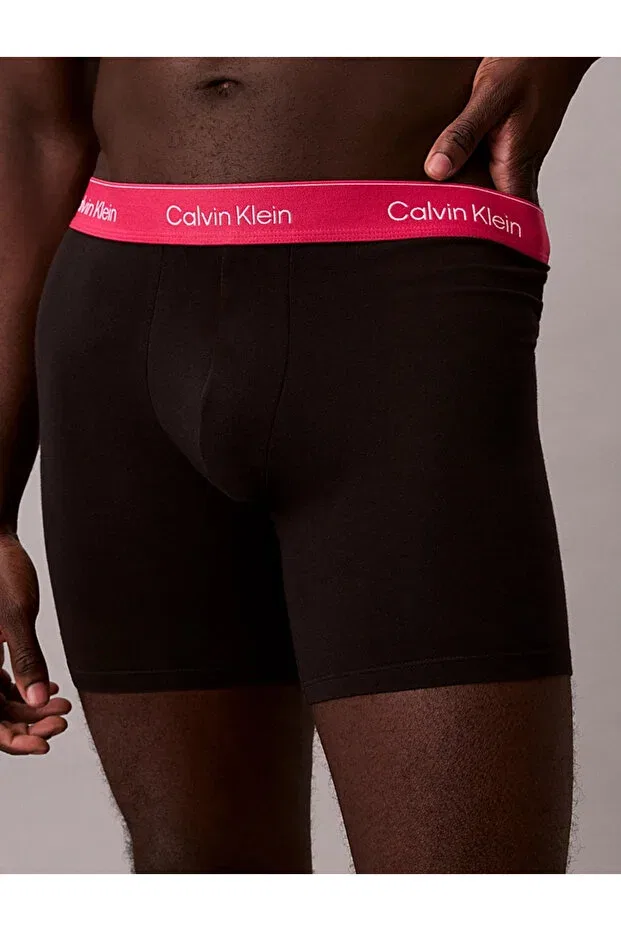 Мужские боксеры хлопковые 3-комплект Calvin Klein, Multicolor — фото 4