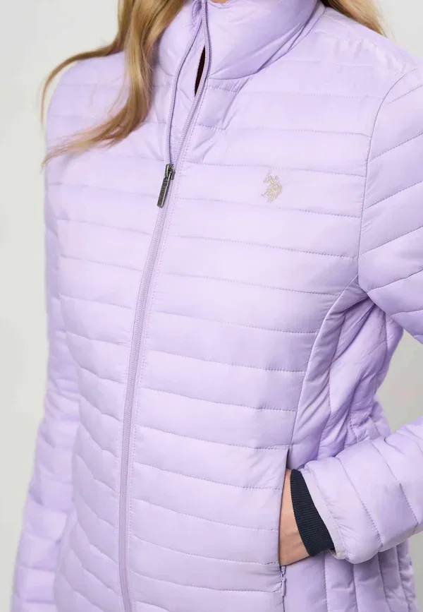 Куртка на молнии Uwjoy U.S. Polo Assn., Pastel Lilac, сиреневый — фото 4