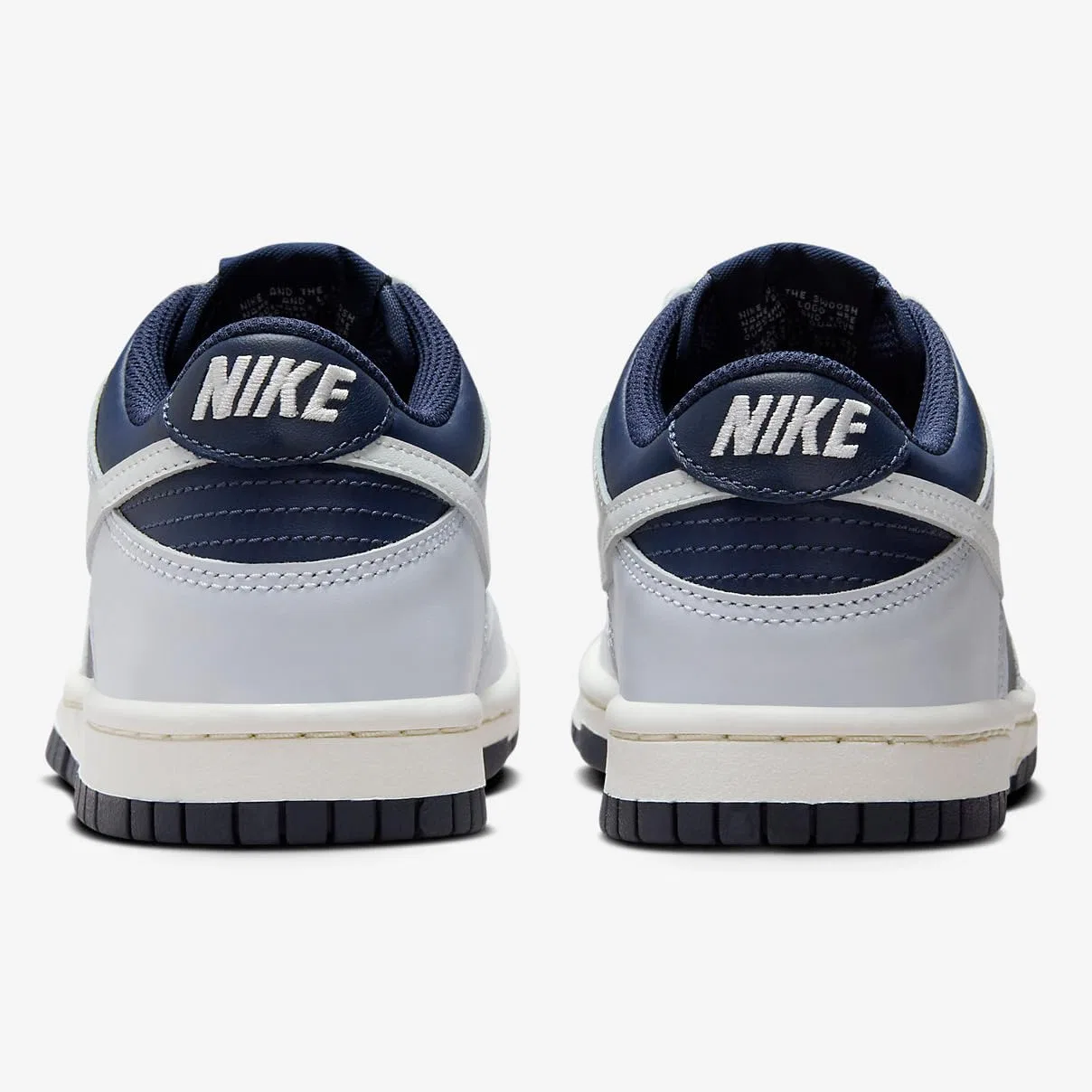Детские кроссовки с принтом NIKE Dunk Low NIKE, White Laser Fuchsia — фото 3