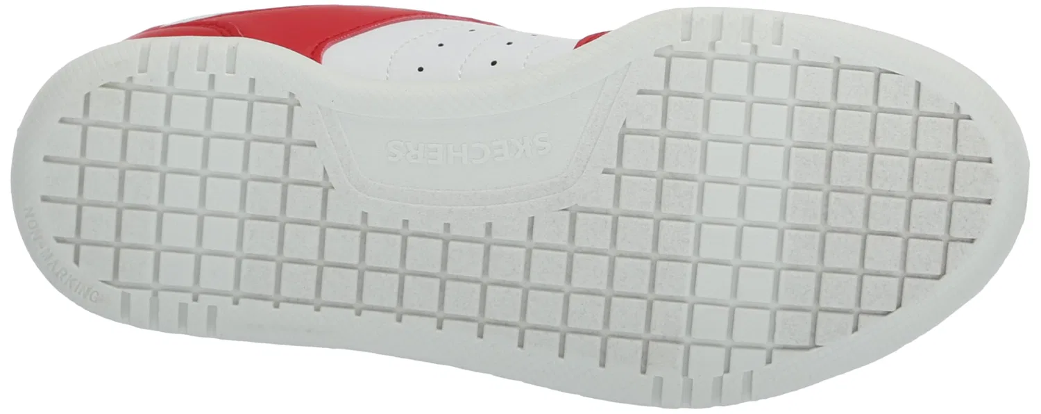 Детские кроссовки для мальчиков с липучкой Quick Street Skechers, Red White — фото 4