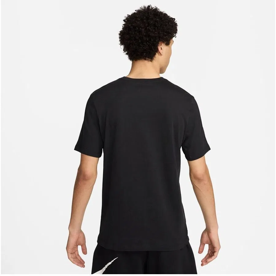 Мужская футболка с коротким рукавом Nike Short Sleeve Athletic Blouse, Черный — фото 2