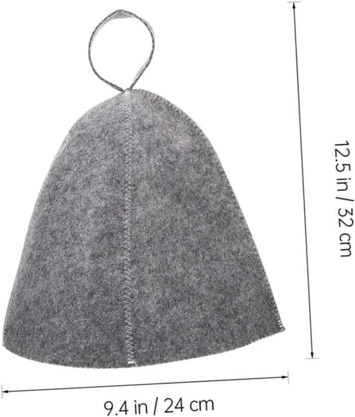 Шапочка для сауны, набор 3 шт, OUNONA, 32x24x0.5 см — фото 3