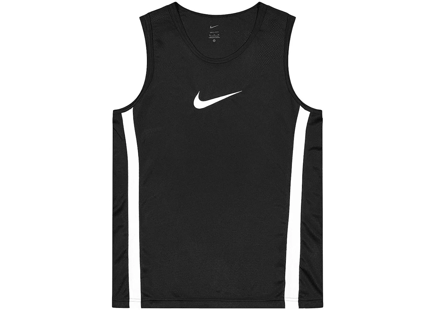 Мужская майка без рукавов Nike Basketball Icon Dri-Fit Loose Fit, черный/белый