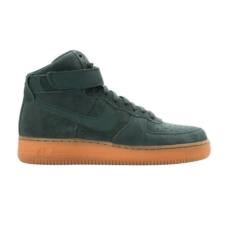

Кроссовки Nike Air Force 1 High 07 LV8 Suede 'Vintage Green', зеленый