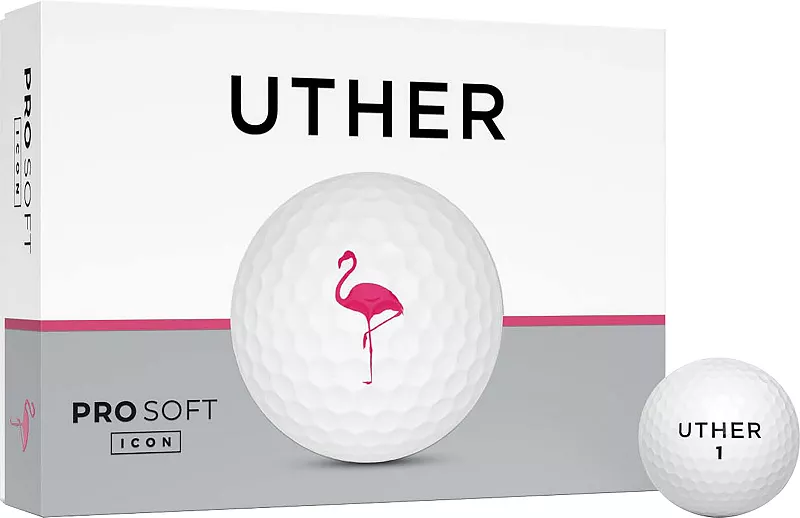 

Мячи для гольфа Uther Pro Soft Icon Uther Supply, цвет Flamingo