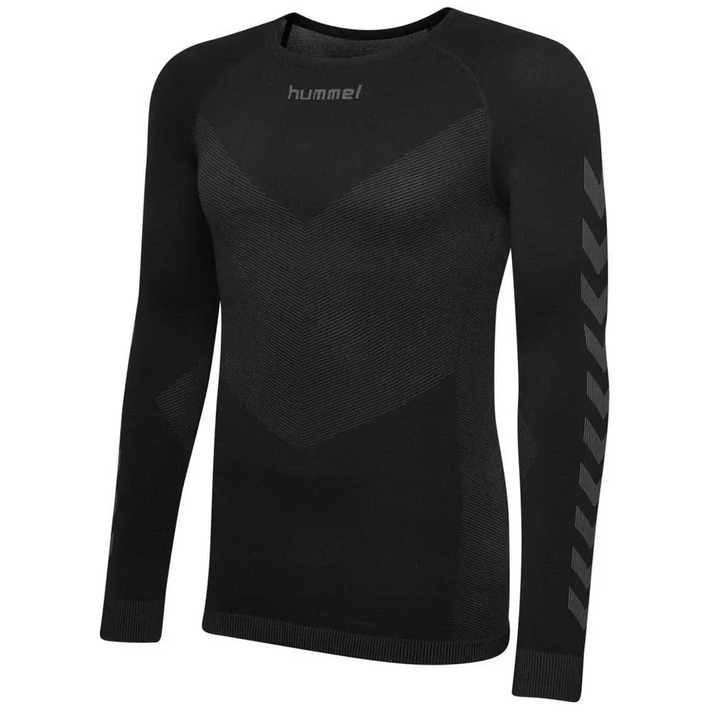 Блуза First Seamless long sleeve base layer Hummel, черный — фото 3