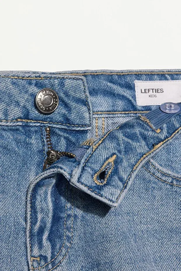 Детские шорты для девочек джинсовые Tasseled Denim Shorts Lefties, Light Blue — фото 3