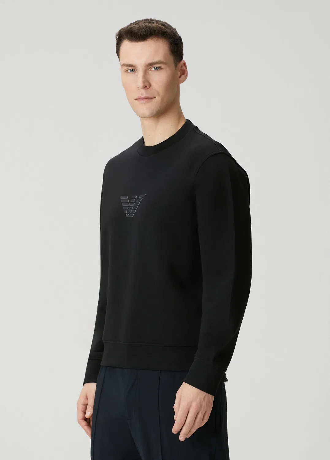 Свитшот Emporio Armani, black — фото 3