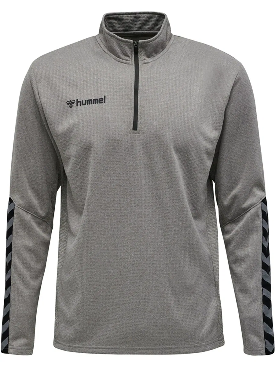 Спортивная футболка Hummel Performance Shirt 'Authentic' в серо-пятнистом цвете