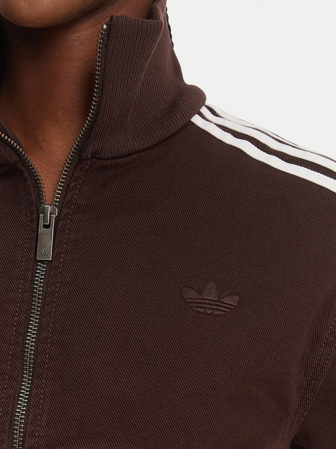 Женская толстовка стандартного кроя Firebird Adidas, коричневый — фото 4