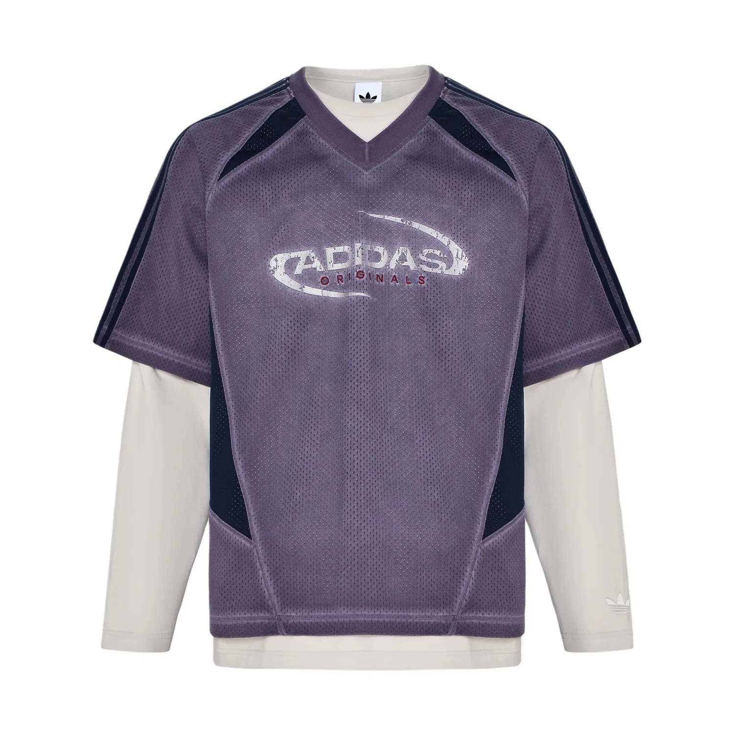 Мужская футболка с круглым вырезом Dark Violet Adidas Originals