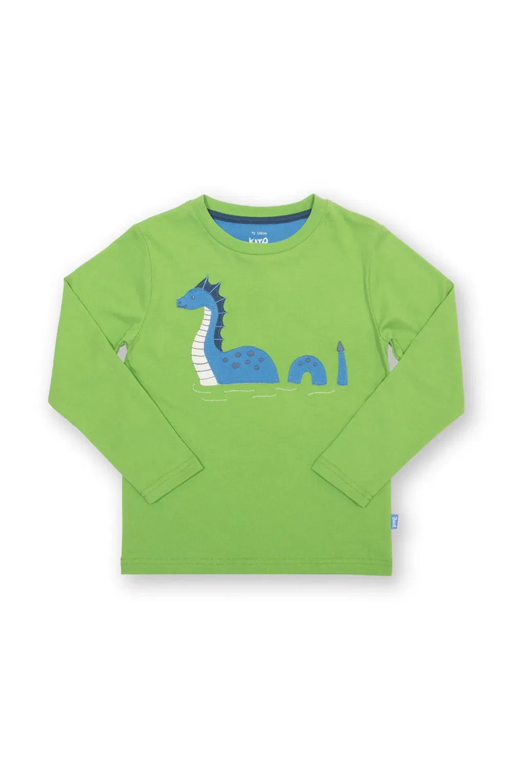Детская футболка с принтом Nessie Kite, Green — фото 4