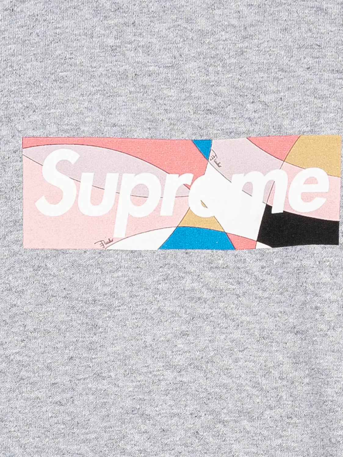Supreme Футболка Box Logo серый — фото 2