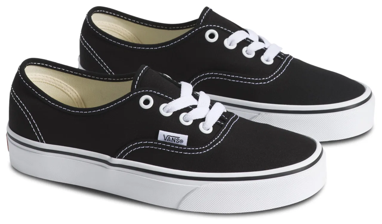Кроссовки для мальчиков Authentic Vans, черный/белый