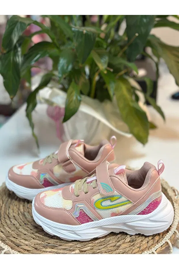 Детские кроссовки для девочек с липучкой Basics Rüya Kids, Pink