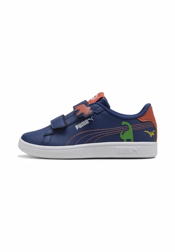 Кроссовки с принтом Smash 3.0 dino Puma Blue Jewel, Green Fruit, Amarena, синий/зеленый