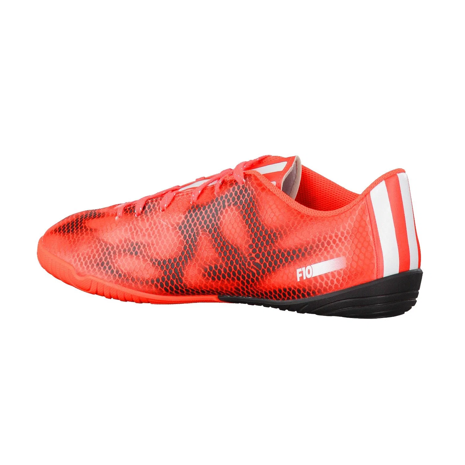 Детские футбольные бутсы для мальчиков с длинным шнурованием Adidas, Solar Red Ftwr White Core Black — фото 3