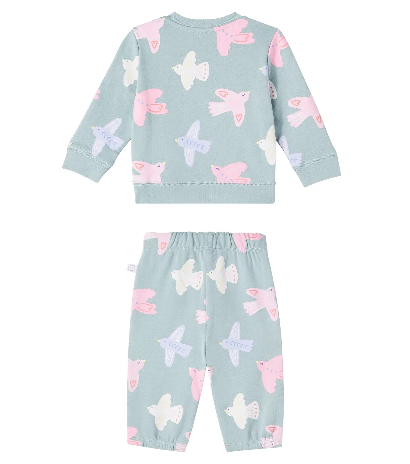 Комплект детской одежды с принтом Stella Mccartney Kids, серый — фото 4