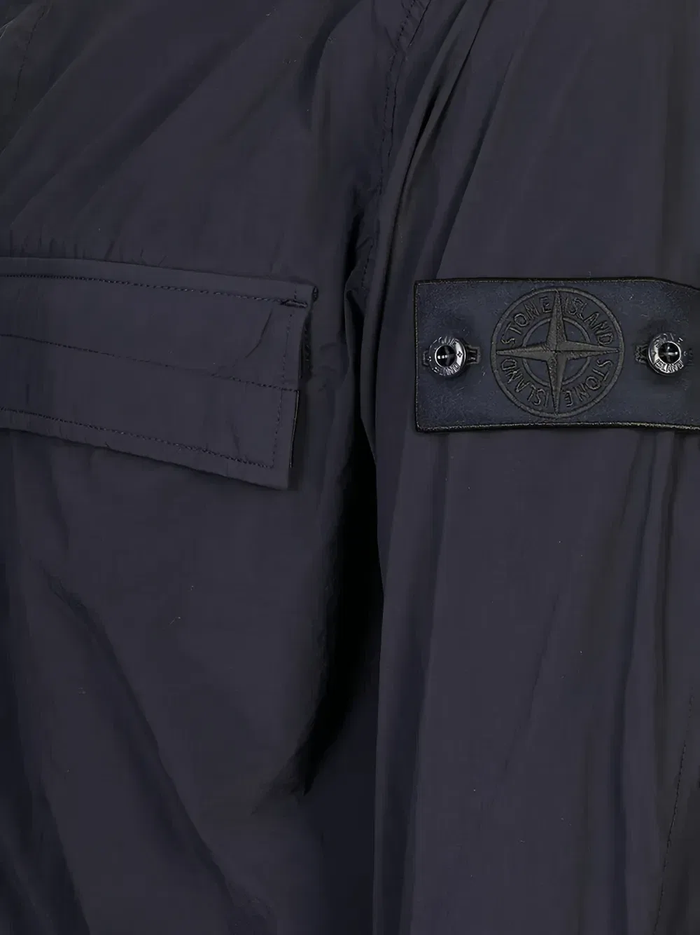 Куртка-рубашка Ghost 1200044 Nylon Smerigliato_S.I Stone Island, синий — фото 3