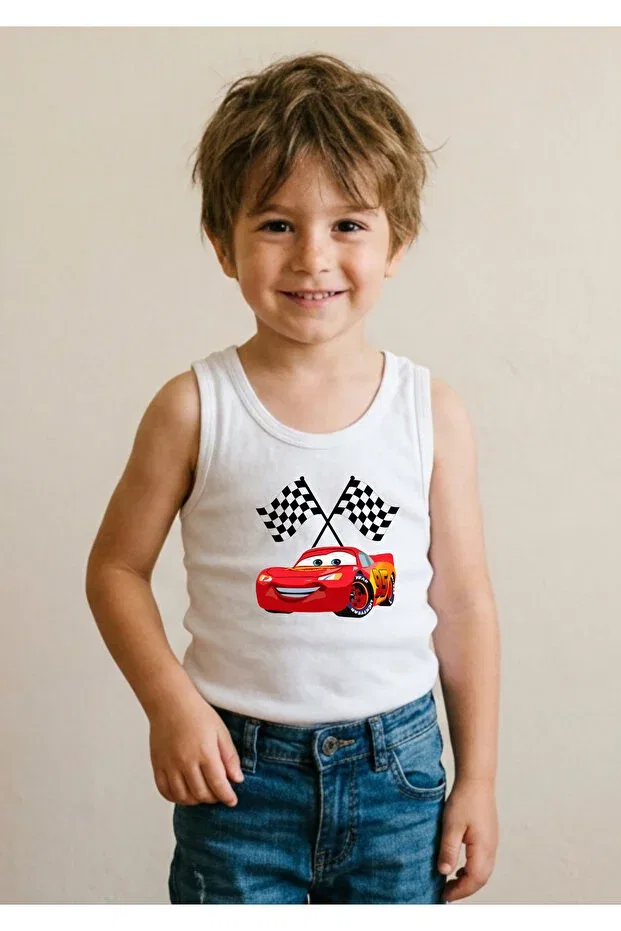 Детское нижнее белье для мальчиков с принтом Lightning McQueen Texila, White — фото 2