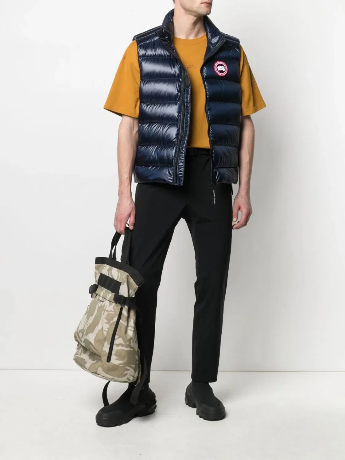 Пуховый жилет с подкладкой Canada Goose, атлантический нэйви — фото 2