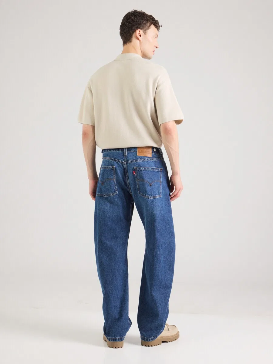 Джинсы LEVI'S Baggy Jeans 'BAGGY BARREL' цвета индиго — фото 4