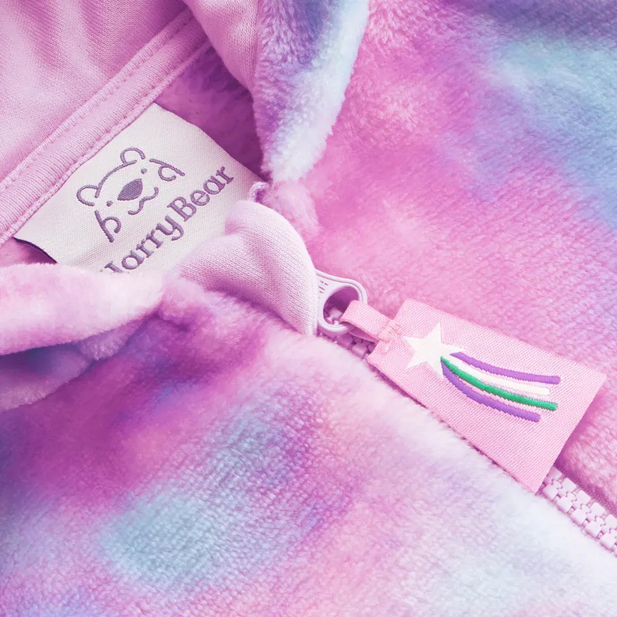 Детский боди-комбинезон с принтом Tie Dye Unicorn, Harry Bear, Purple — фото 4