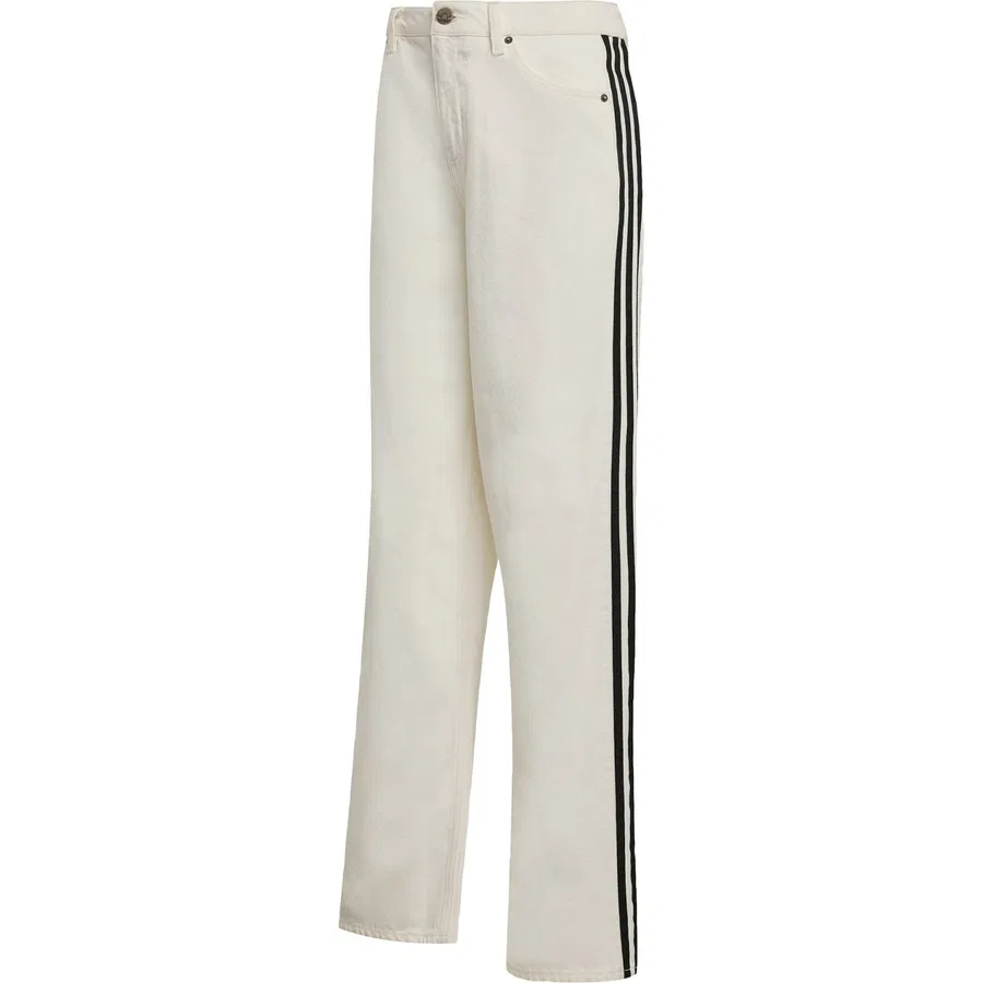 Спортивные брюки с принтом Firebird Denim, adidas, Белый — фото 3