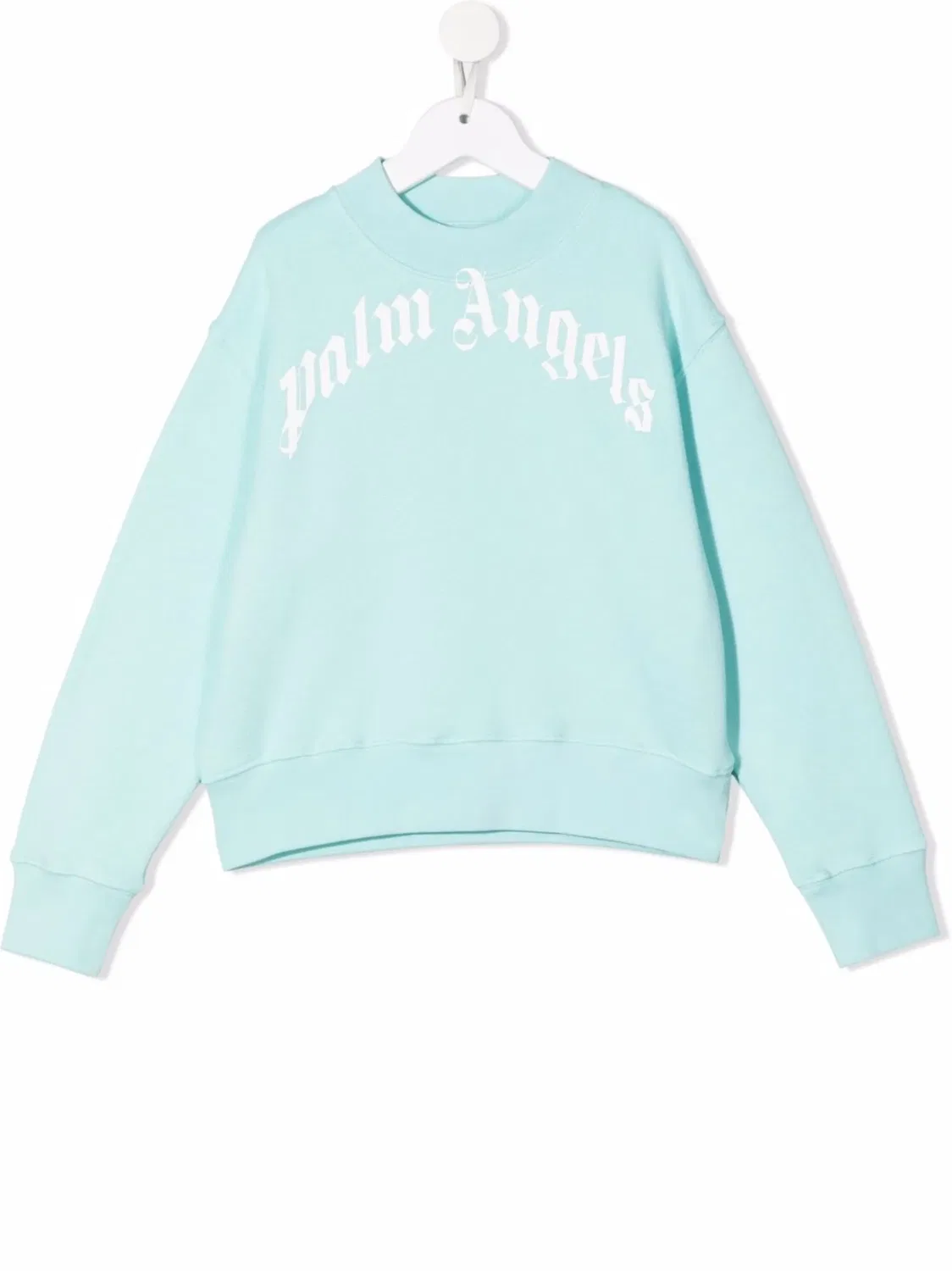 Palm Angels Свитшот с логотипом синий