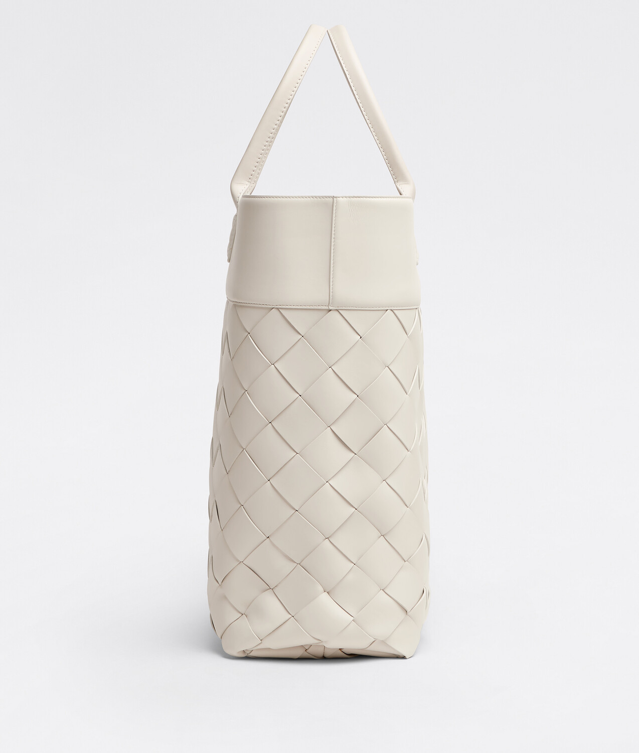 Maxi intreccio tote BOTTEGA VENETA, туман — фото 2