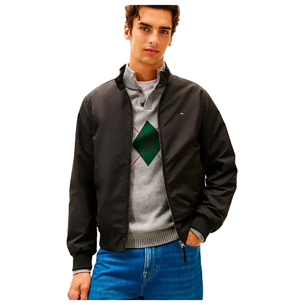 Мужская куртка-бомбер с водоотталкивающей пропиткой Tommy hilfiger, Black