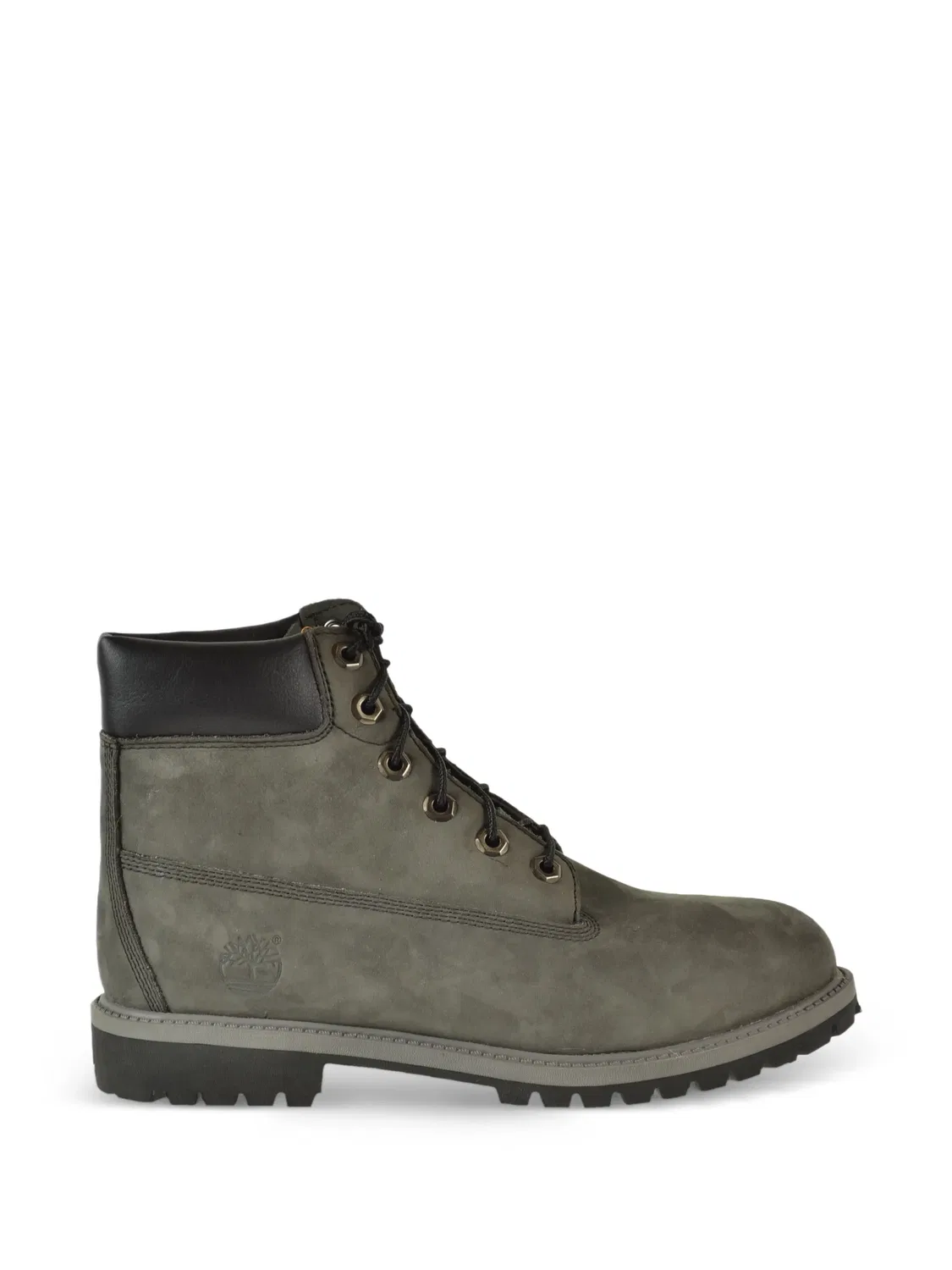 Ботинки из телячьей замши, серые Timberland, серый