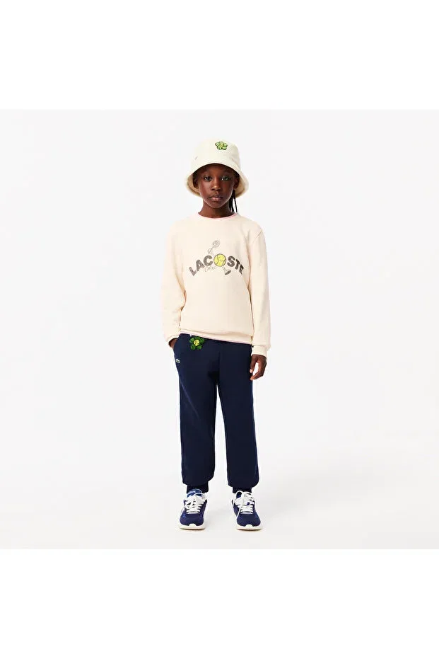 Детская толстовка с принтом Lacoste, Beige — фото 4