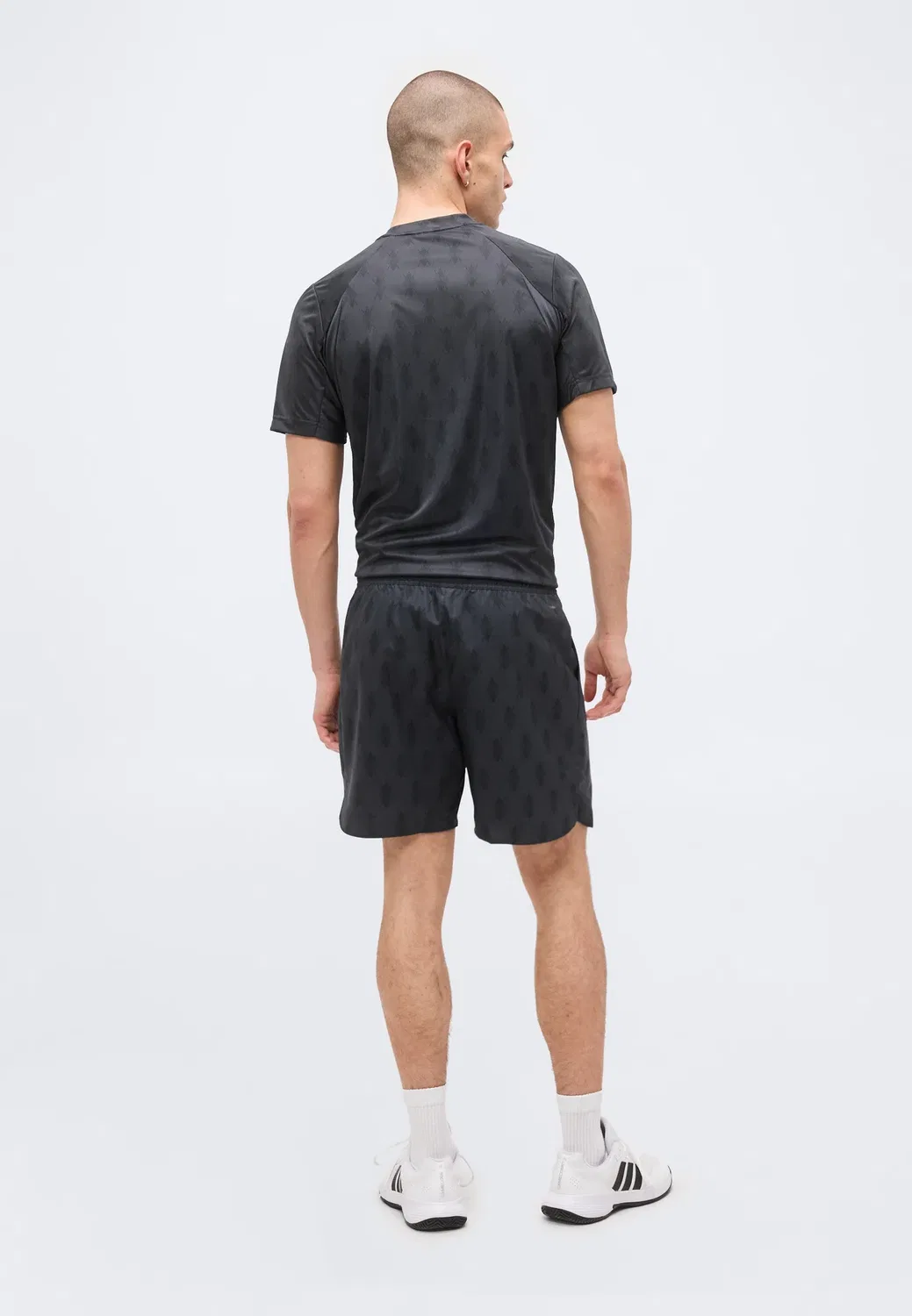 Клубные шорты - спортивные шорты Adidas Performance, Carbon/Black — фото 3