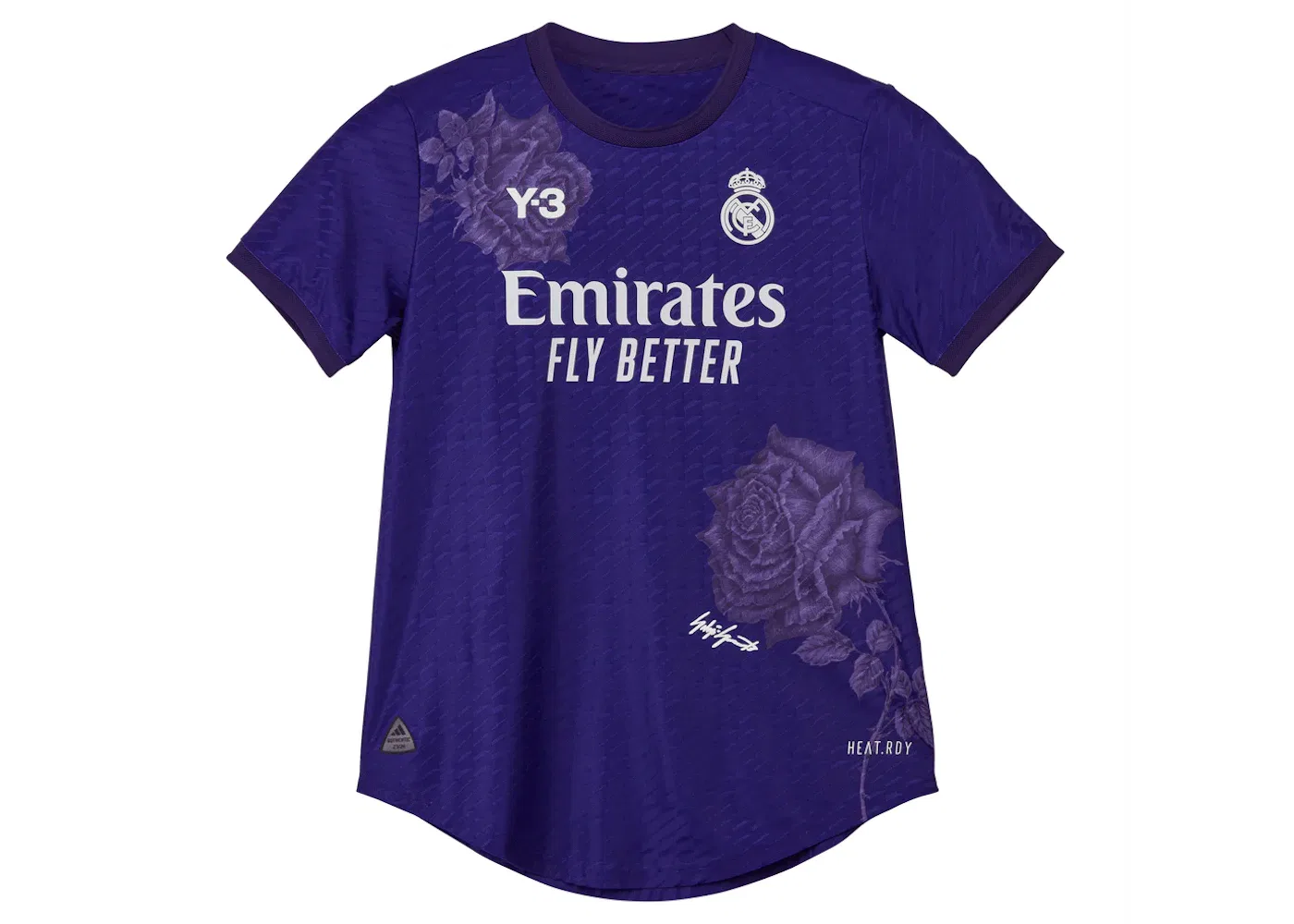 Женская футболка с длинным рукавом Y-3 Real Madrid 23/24 Special Edition Authentic Jersey Adidas, Dark Purple